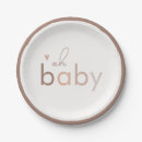 Search for gender neutral paper plates Baby shower