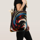 Search for modern art tote bags Rainbow