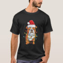 Search for english bulldog christmas tshirts Pajama