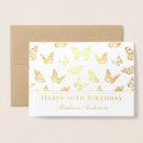 Search for 50th butterflies birthday cards Elegant