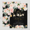 Recherche de pink gold floral baby shower invitations Future maman