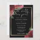 Recherche de style gothique invitations Noir et blanc