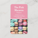 Recherche de pâtisserie française cartes visite Macaron