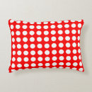 Recherche de pois rouge coussins Élégant