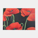 Search for poppy doormats Botanical