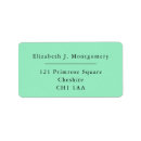 Search for pastel green return address labels New home