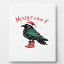 Search for funny christmas plaques F caw f