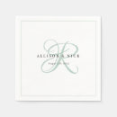 Recherche de sage wedding napkins Anniversaire