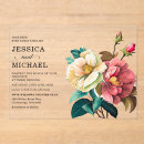 Recherche de rouge et blanc mariage invitations Fleurs