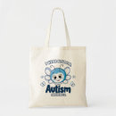 Search for awareness tote bags Autism mom