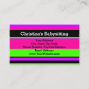 Recherche de ado cartes visite Babysitting
