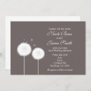 Recherche de dandelion mariage invitations Simple