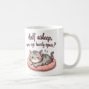 Search for cute cat design mugs Sleepy
