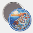 Recherche de îles grecques magnets Aquarelle