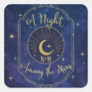 Search for night wedding stickers Under the stars