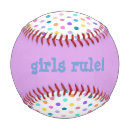Recherche de le filles balles baseball Pois