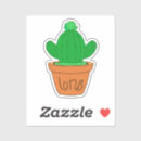 Search for cactus cartoon stickers Flower