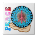 Search for peace tiles Hippie