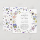 Search for lavender christening invitations Floral