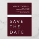 Search for burgundy and silver weddings Minimalist