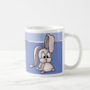 Recherche de lapin drôle tasses Rose