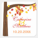 Search for fall save the date stickers Autumn