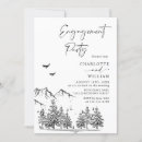 Search for forest engagement party invitations Minimalist