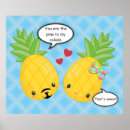 Search for tropical cartoon posters Pineapple