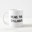 Search for in the syllabus mugs College