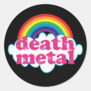 Search for death metal stickers Funny