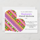 Search for colourful sweet 16 invitations Flowers