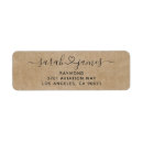 Search for rustic burlap return address labels Heart