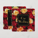 Search for red and yellow wedding invitations Trendy
