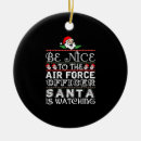 Search for funny office ornaments Santa