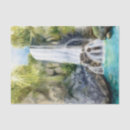 Search for waterfall tissue paper Watercolor