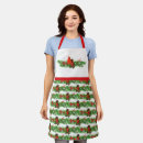 Search for red cardinal bird aprons Festive