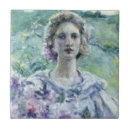 Search for antique portrait tiles Vintage