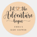 Search for the adventure begins stickers Calligraphy