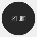 Search for tally stickers 6 7