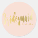 Recherche de jeunes femmes autocollants Bridesmaid