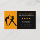 Search for dance studio business cards Professional