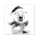 Search for polar bear rubber stamps Cute