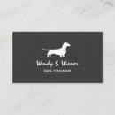Search for dachshund dog business cards Logo