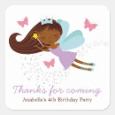 Search for faeries square stickers For kids