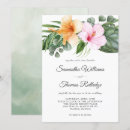Search for elegant hawaiian wedding invitations Watercolor