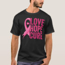 Search for cure tshirts Breast cancer survivor