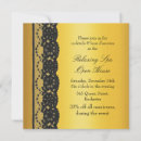 Search for corporate open house invitations Gold