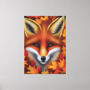 Search for abstract fox art Red