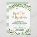 Search for martinis and mistletoe For her