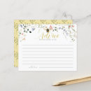Search for bridal shower advice cards Wildflower